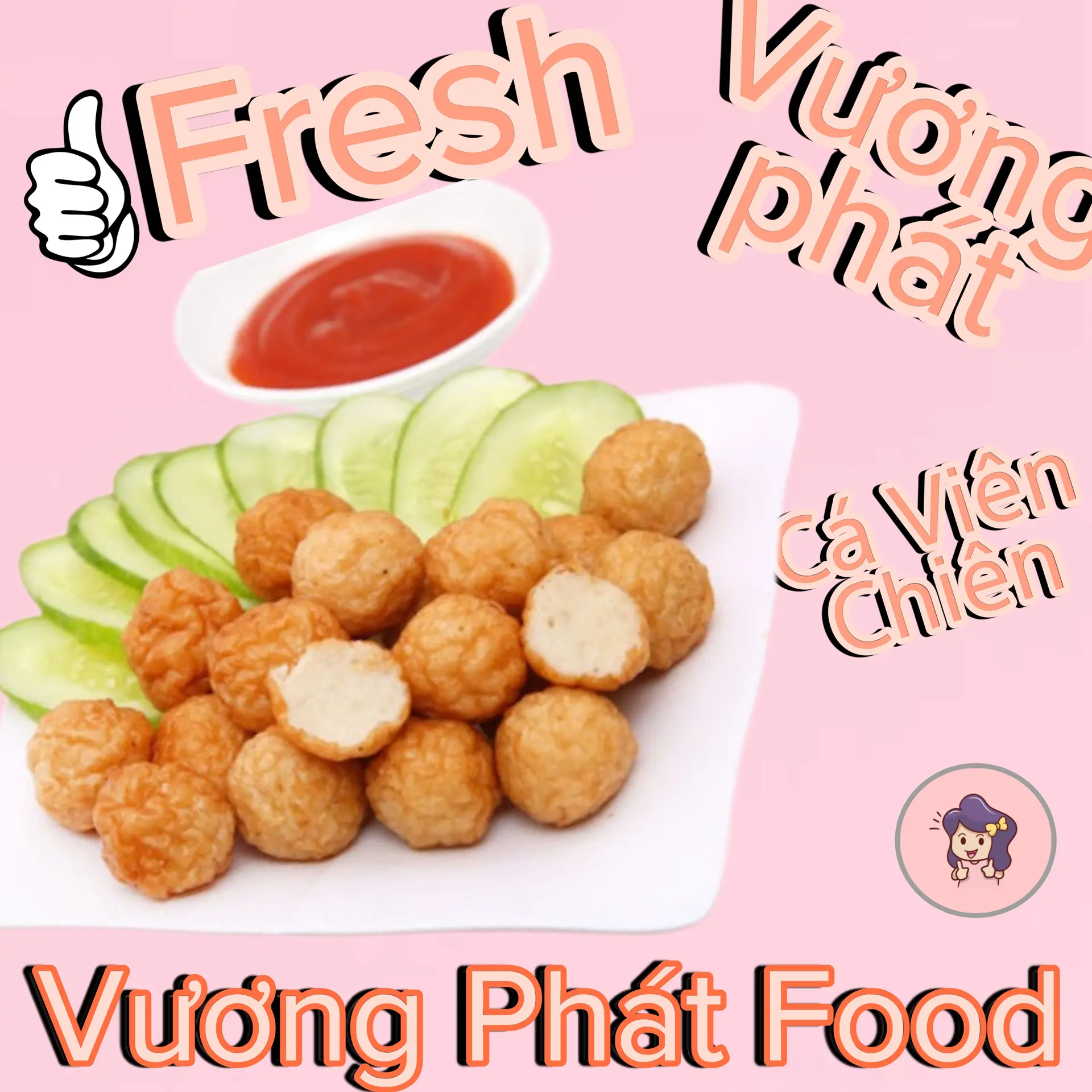 Hình ảnh Cá Viên Chiên ( 8 Viên )