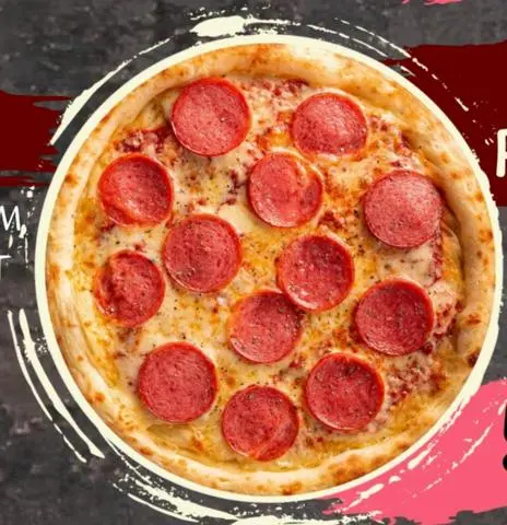 Hình ảnh Pizza xúc xích Pepperoni