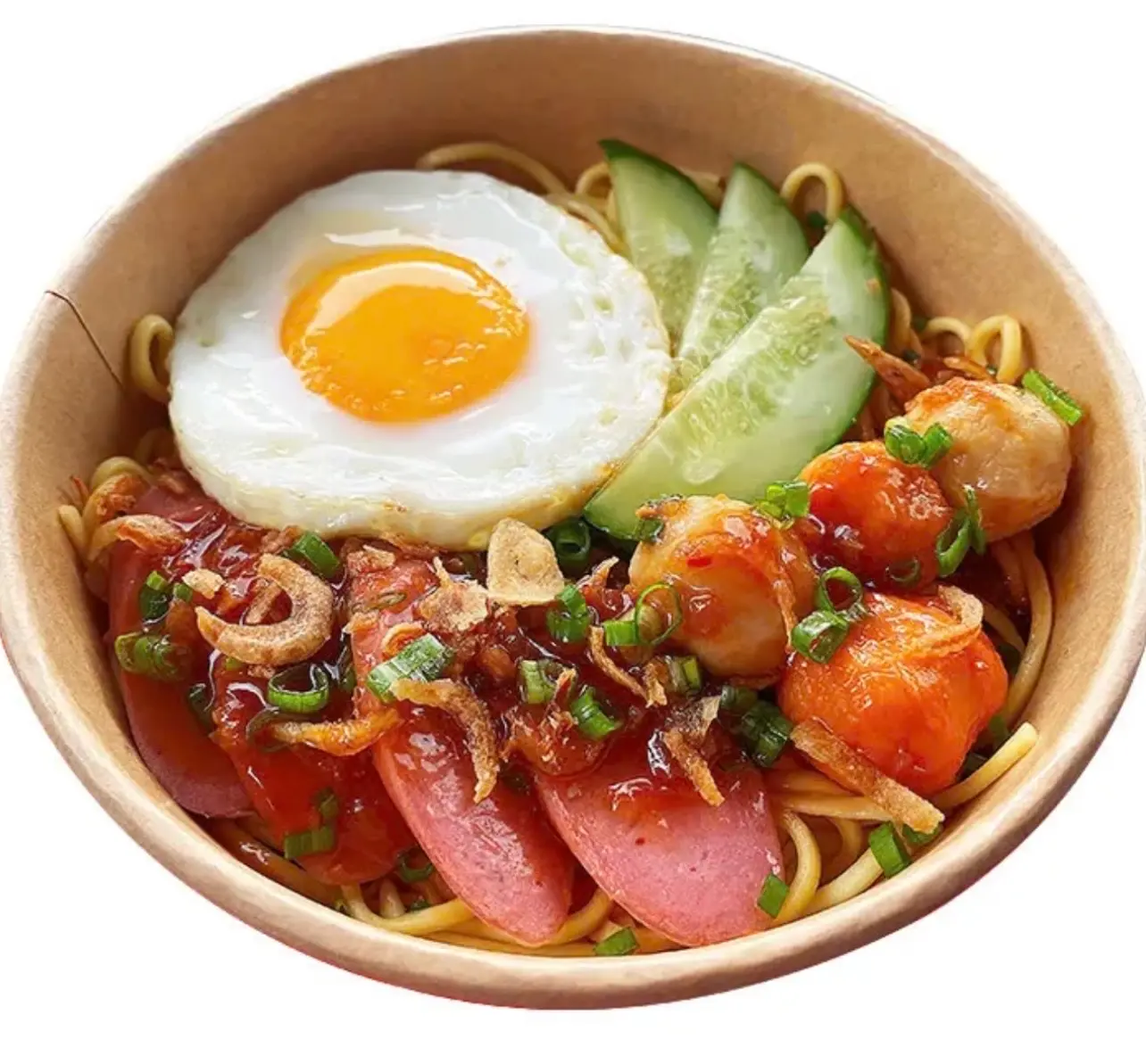 Hình ảnh Mì Trộn Indomie Trứng - Xúc xích 1 Vắt 