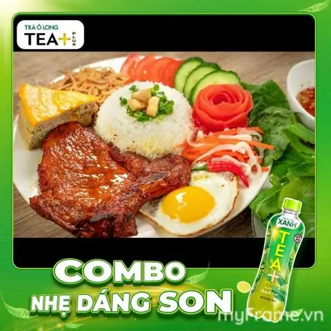 Hình ảnh Combo Cơm Sườn + Olong