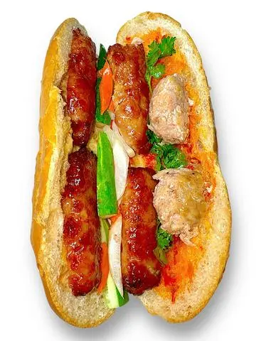Hình ảnh Bánh Mì Nem Nướng Đặc Biệt+Xíu Mại Viên To