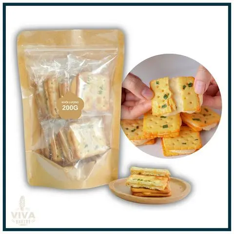Hình ảnh Bánh Hành Kẹp Phô Mai - Túi Lớn