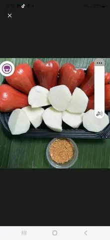 Hình ảnh Combo sắn non - mận đỏ 500gr