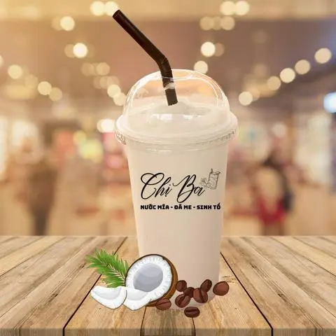 Hình ảnh Sinh tố Dừa + Cafe
