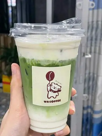 Hình ảnh Matcha latte kem muối