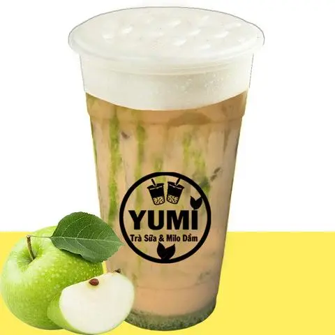 Hình ảnh Trà Sữa Táo Tươi Dầm Kem Cheese (Size 700ml)