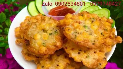 Hình ảnh Bánh bắp chiên