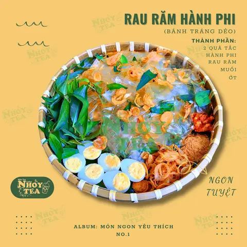 Hình ảnh Dẻo Rau Răm Hành Phi (3 Trứng)