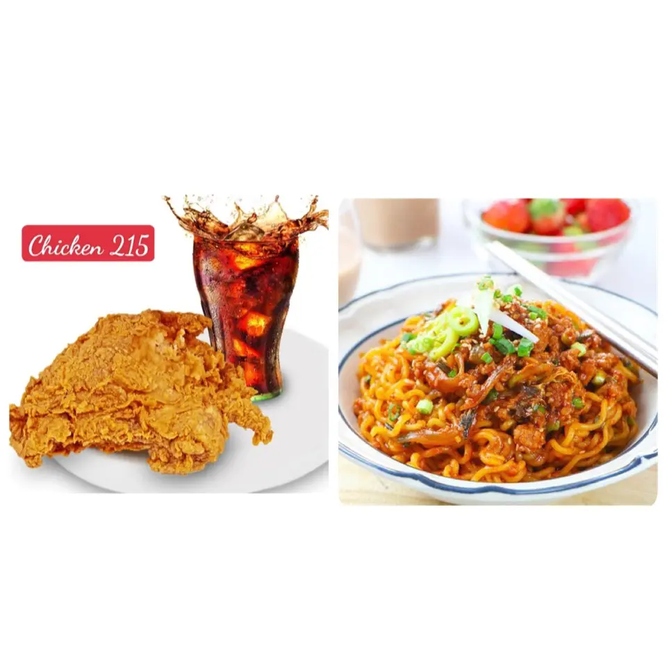 Hình ảnh Mì Trộn Sốt HQ Cánh Gà Lớn hoặc Má Đùi