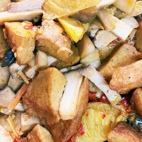Hình ảnh Cơm chả , nấm kho