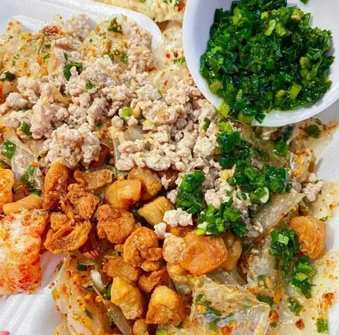 Hình ảnh Combo 2 Hộp BT Trộn Mỡ Hành Thịt Bằm + Tóp Mỡ - Trứng Cút Lòng Đào 