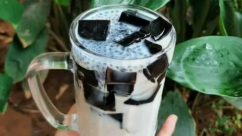 Hình ảnh Sương sáo sữa tươi hạt é