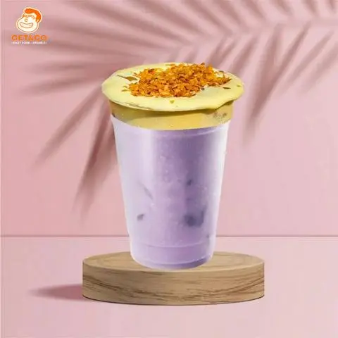 Hình ảnh Trà sữa khoai môn kem phô mai