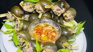 Hình ảnh Ốc bươu nhồi thịt hấp
