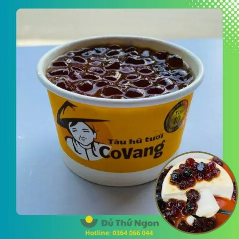 Hình ảnh Trân Châu Đường Đen ăn kèm tàu hũ 