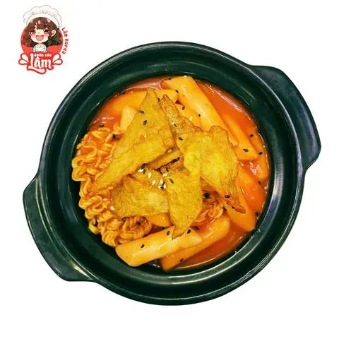 Hình ảnh Mì gói trộn tokbokki chả cá 