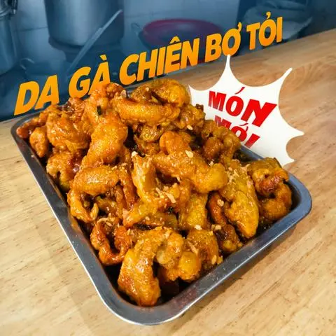 Hình ảnh Cơm da gà chiên BƠ TỎI thơm lừng