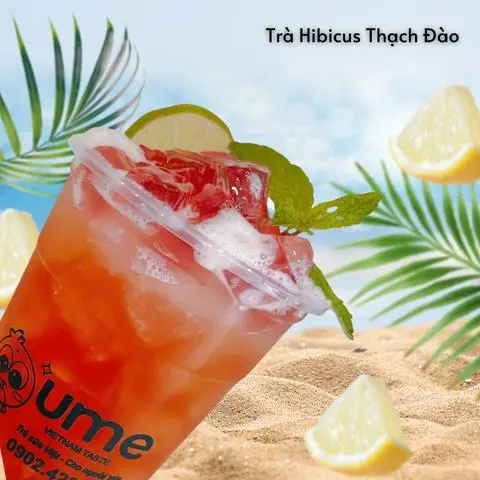 Hình ảnh Trà Hibiscus Đào (Must try)