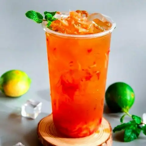 Hình ảnh Trà Bưởi Dâu Tây