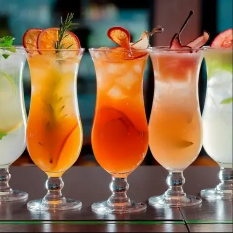 Hình ảnh Cocktail Vị Trái Cây Kèm Thạch