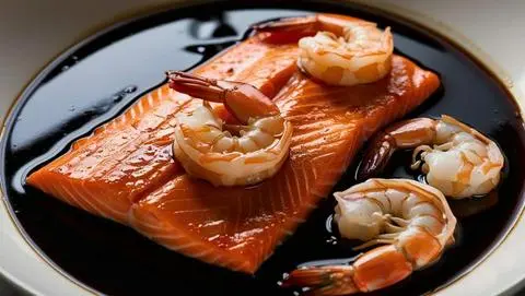 Hình ảnh COMBO 3: CÁ HỒI VÀ TÔM NGÂM TƯƠNG 
