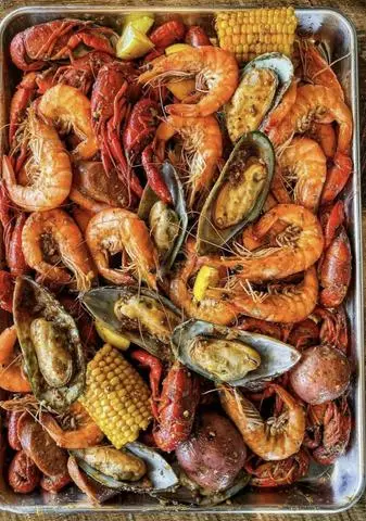 Hình ảnh Hải Sản Sốt Cajun Size M.. 037318- 9368