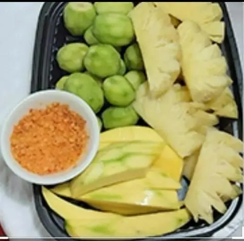 Hình ảnh thơm xoài cóc+ muối tôm 