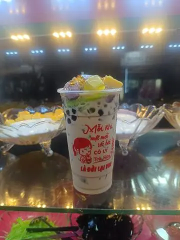Hình ảnh Trà thái xanh full Topping 