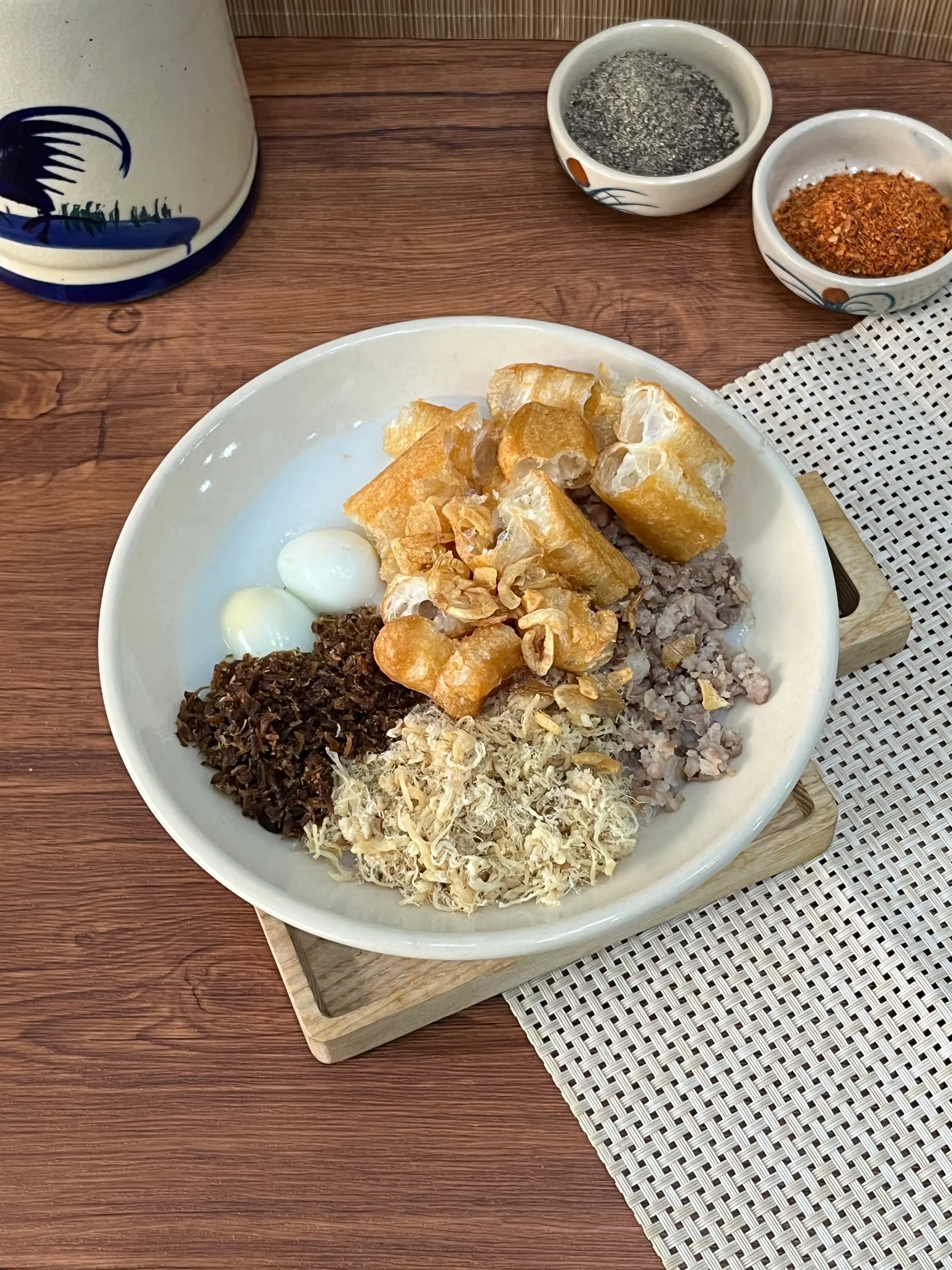 Hình ảnh Combo cháo thịt bằm đặc biệt