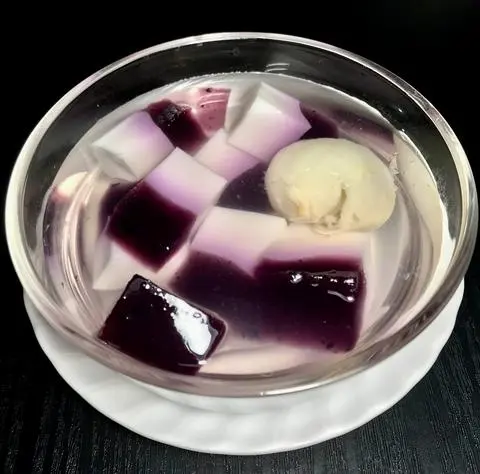 Hình ảnh Pudding việt quất