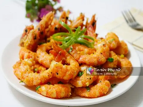 Hình ảnh tôm sốt trứng muối 
