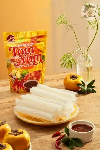 Hình ảnh Bánh tráng chấm tomyum _ abi snack