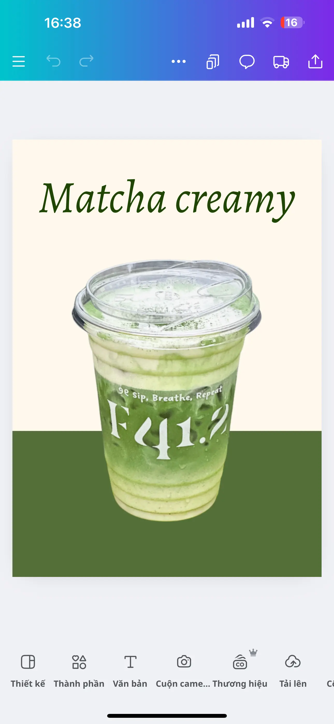 Hình ảnh Matcha creamy