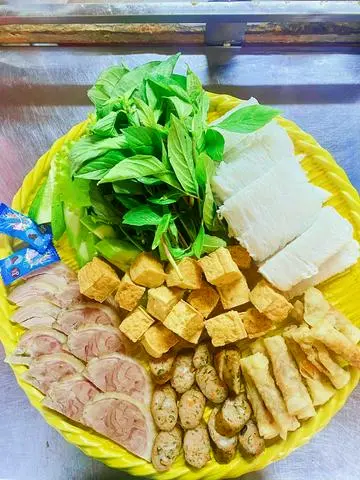 Hình ảnh Bún, Đậu,Dồi, chả cốm,Ram tôm 