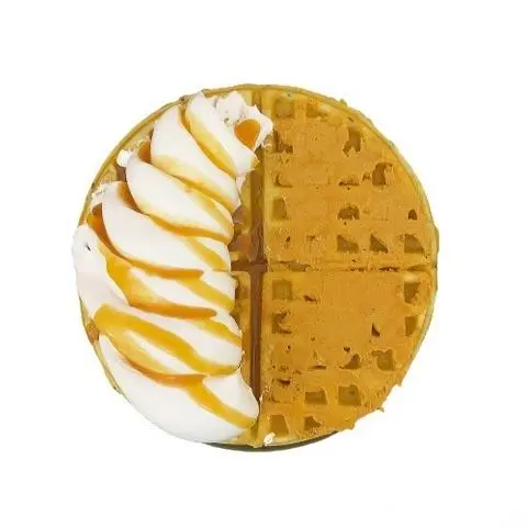 Hình ảnh Bánh Waffle Caramel Muối và Bơ Đậu Phộng
