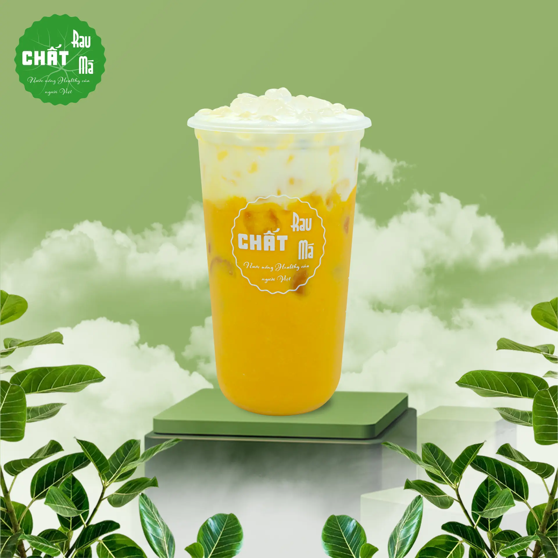 Hình ảnh Bí Đỏ Sữa Dừa Trân Châu