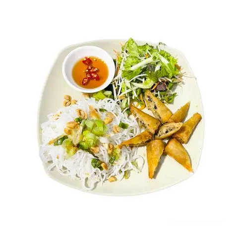 Hình ảnh Bún chả giò thuần chay