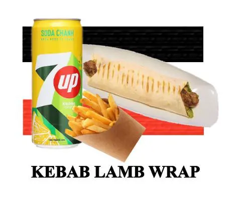 Hình ảnh COMBO KEBAB LAMB WRAP