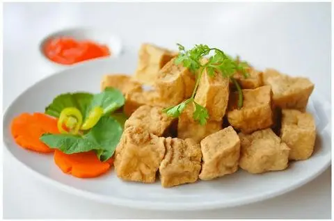 Hình ảnh Đậu hủ chiên giòn/muối sả/tắm hành