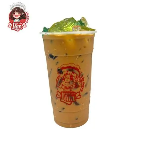 Hình ảnh Trà sữa Thái đỏ thạch ngũ sắc