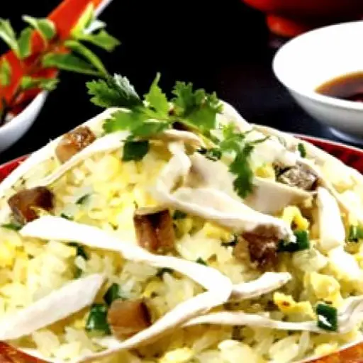 Hình ảnh Cơm chiên gà xé