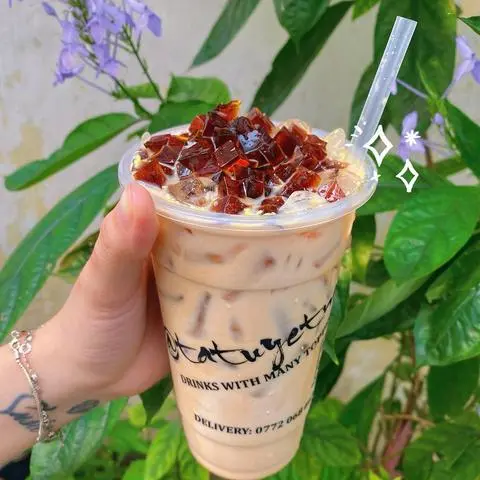 Hình ảnh Sữa tươi hạnh nhân cafe