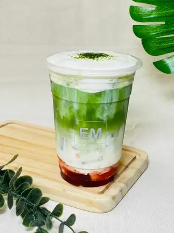 Hình ảnh Latte matcha dâu