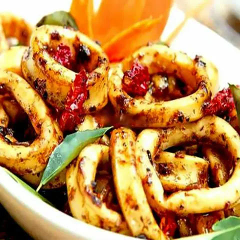 Hình ảnh Mực Xào Sa Tế