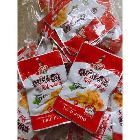 Hình ảnh 2 gói Chân Gà Rút Xương TAP
