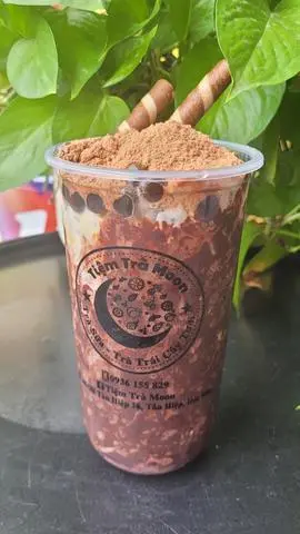 Hình ảnh Milo dầm trân châu đường đen 