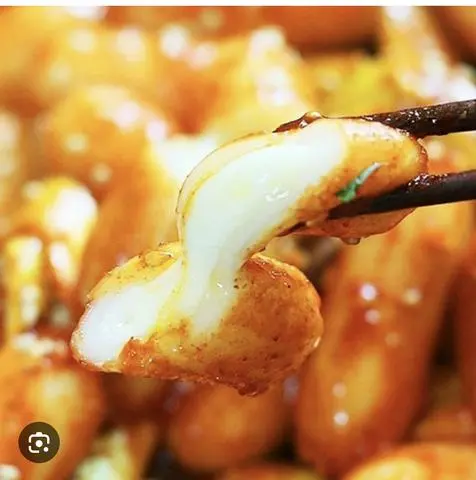 Hình ảnh tokbokki nhân phô mai