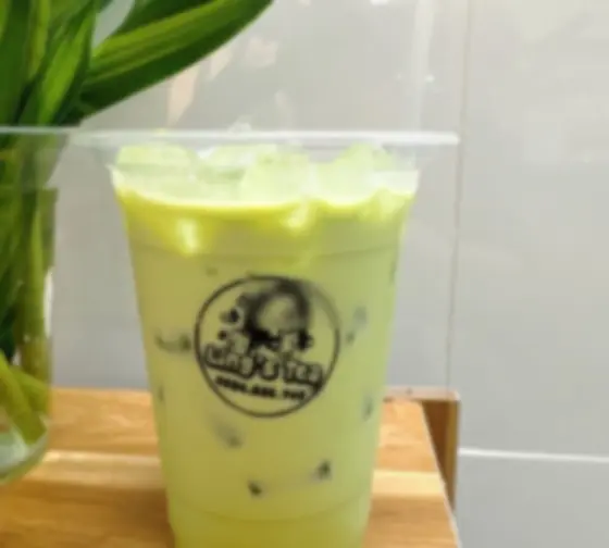 Hình ảnh Trà sữa thái xanh trân châu