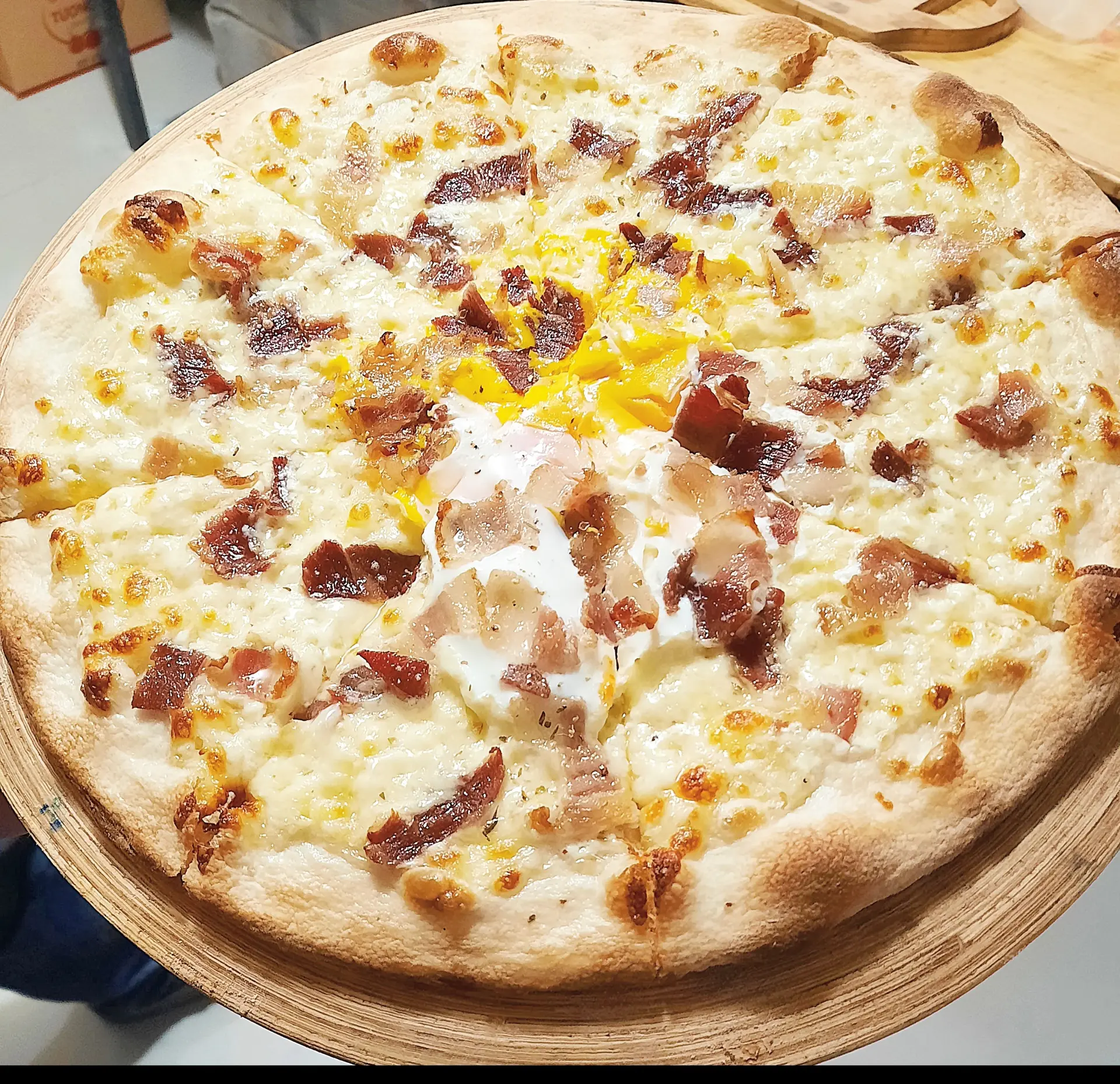 Hình ảnh Carbonara Pizza - L