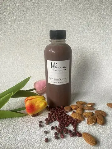 Hình ảnh Sữa Hạt Hạnh Nhân + Đậu Đỏ